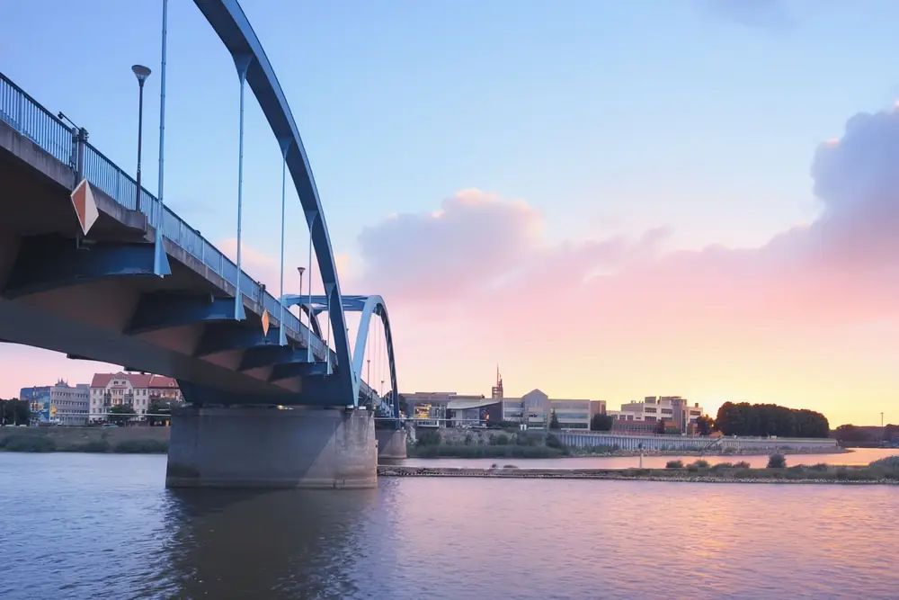 Oderbrücke zwischen Frankfurt (Oder) und Słubice